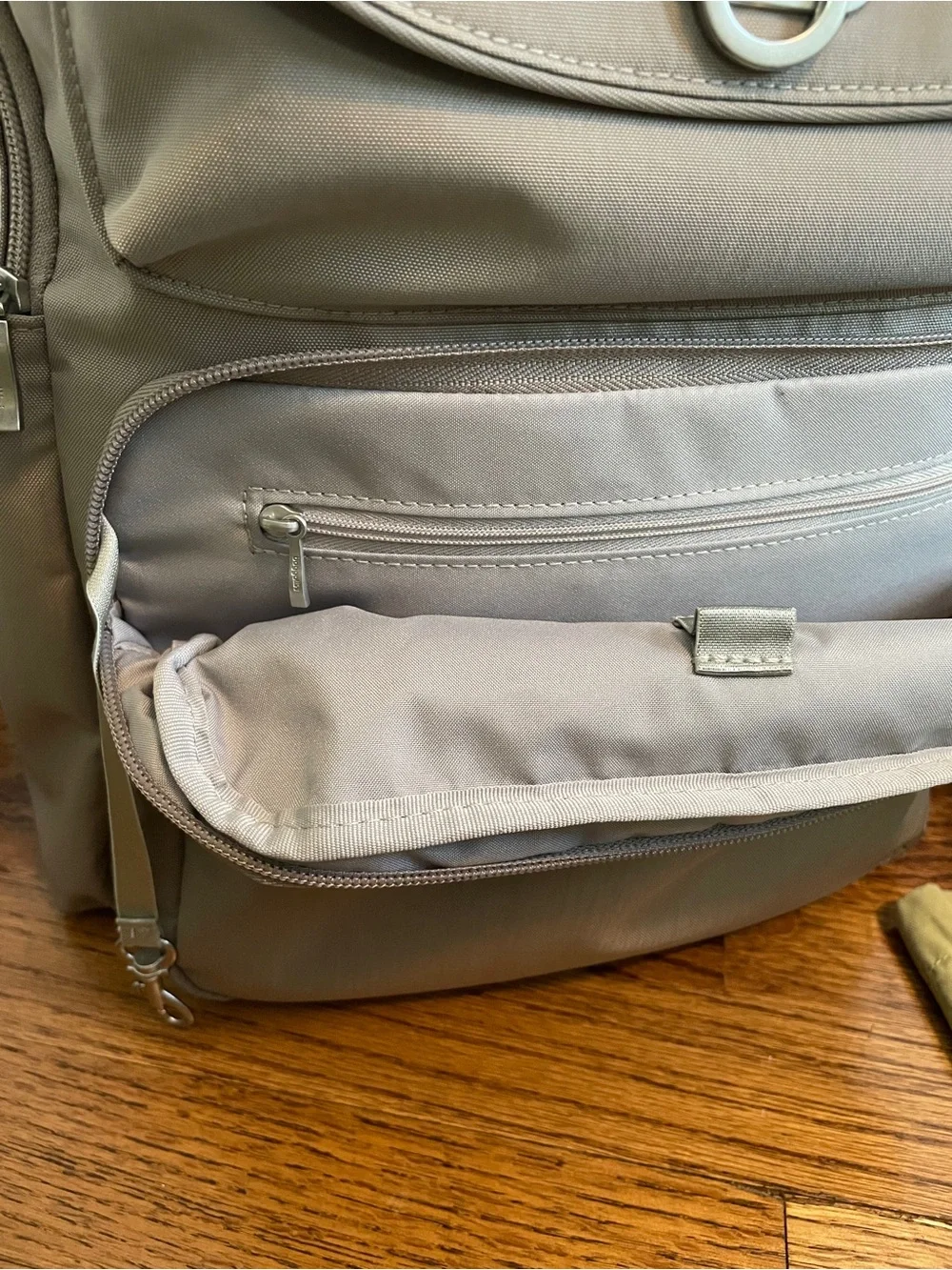 Baggallini Coastal Flip Lock Backpack in Moonrock